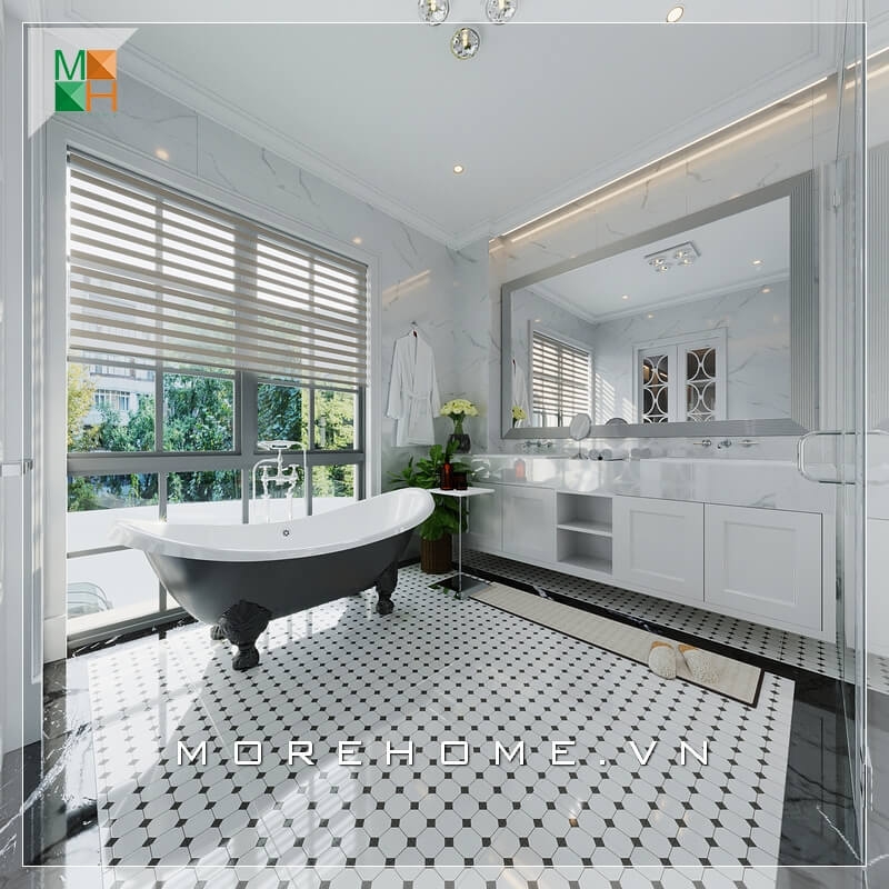 thiết kế phòng tắm